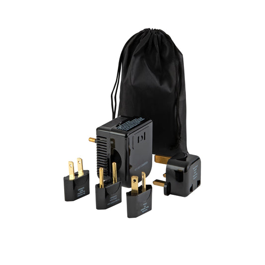 Protege 6 Piece International Travel Adaptor Converter and Plug Set, 0.7 lb