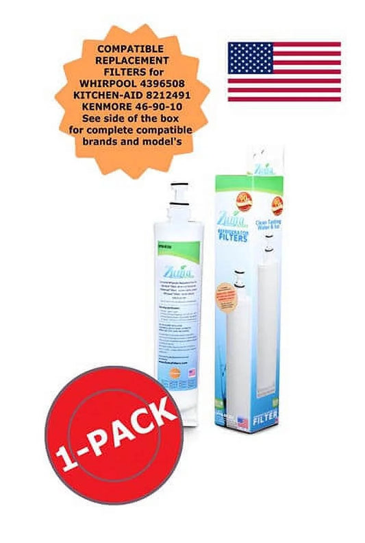 ZUMA Brand , Water and Ice Filter , Model # OPFW-RF300 , Compatible with Whirlpool 4396510 - 1585 - Made in U.S.A.