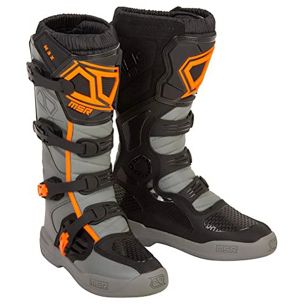 MSR M3X Motorcross Boot (11, Grey/Orange)