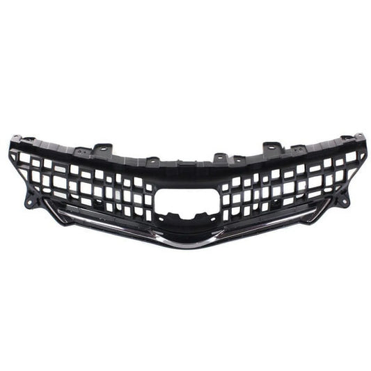For 12 13 14 Prius V 1.8L Front Grill Grille Assembly Black Shell Chrome Molding