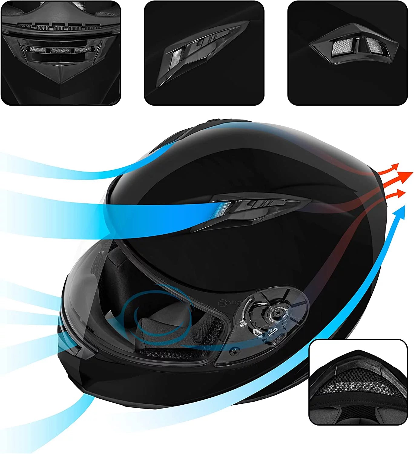 VCAN FULL FACE HELMET