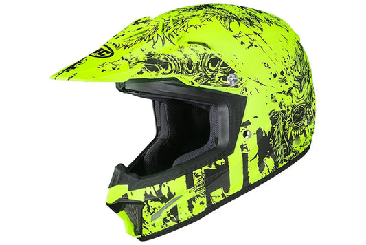 HJC CL-XY II Creeper Youth MX Offroad Helmet Hi-Vis/Black LG