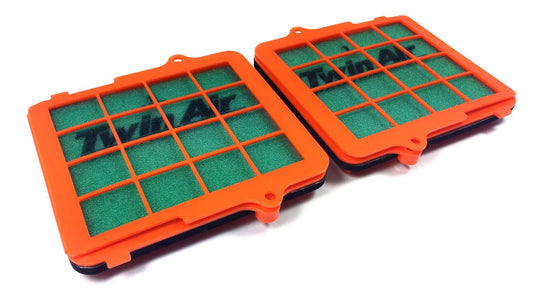 Twin Air Pre-Oiled Replacement Air Filter w/Cage for PowerFlow Kit (150607P)