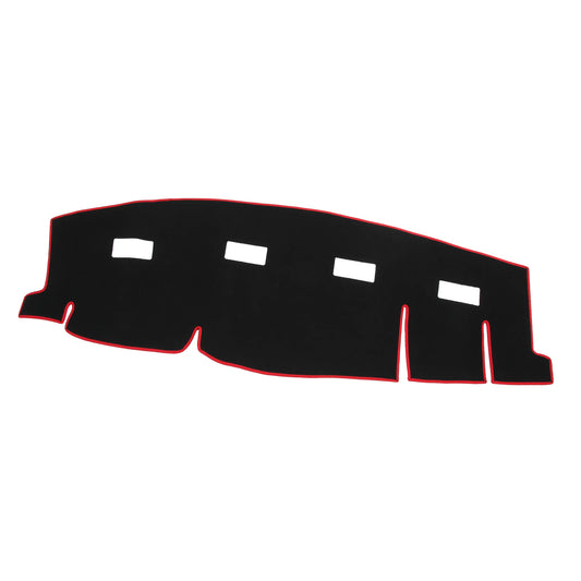 Unique Bargains Car Center Console Dashboard Cover Compatible for Dodge for Ram 2006-2009 Protective Polyester Red
