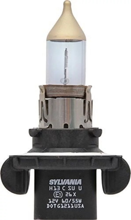 SYLVANIA H13 SilverStar Ultra High Performance Halogen Headlight Bulb, (Pack of 2)