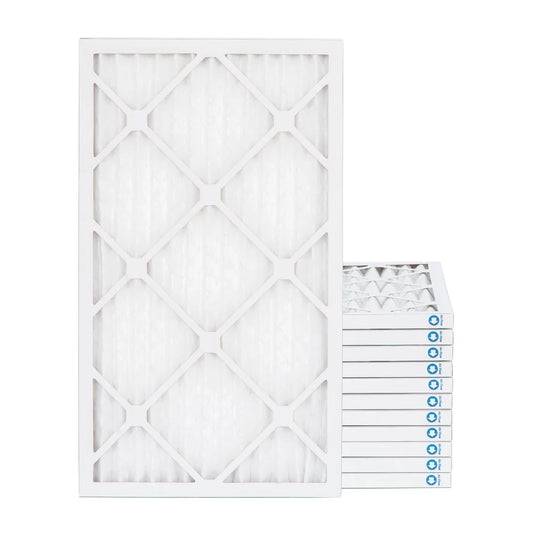 14x28x1 MERV 11, MPR 1000 Pleated AC Furnace 1 Air Filters by Pamlico. Case of 12. Actual Size: 13-1/2 x 27-1/2 x 3/4
