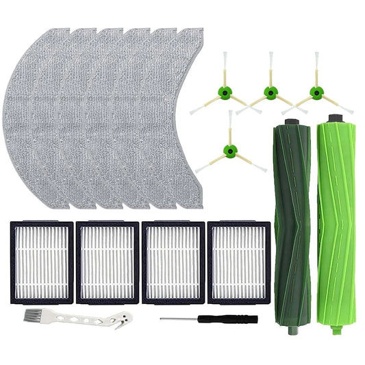 Sunshine FANJIE Brush Pads Kit Parts For i-Robot For Roomba Combo j7+/Plus Robot Vacuum Cleaner