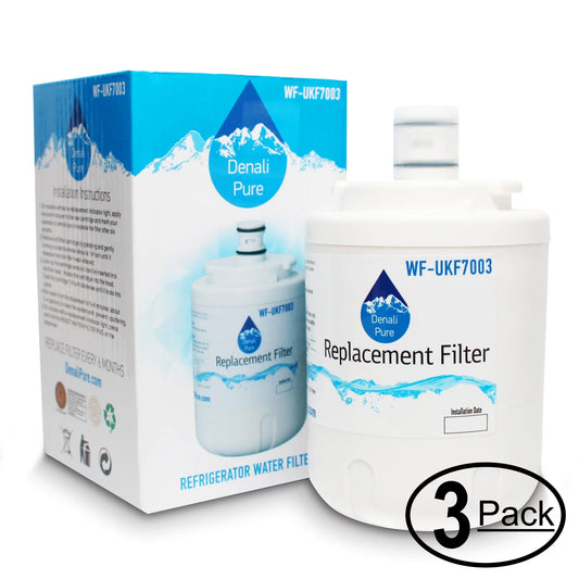 3-Pack Replacement for Maytag UKF7002AXX Refrigerator Water Filter - Compatible with Maytag UKF7002AXX Fridge Water Filter Cartridge
