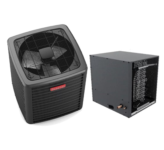 Goodman 1.5 Ton 14.3 SEER2 Air Conditioning Condenser and Horizontal Coil (14) - GSXN401810 - CHPTA1822A4