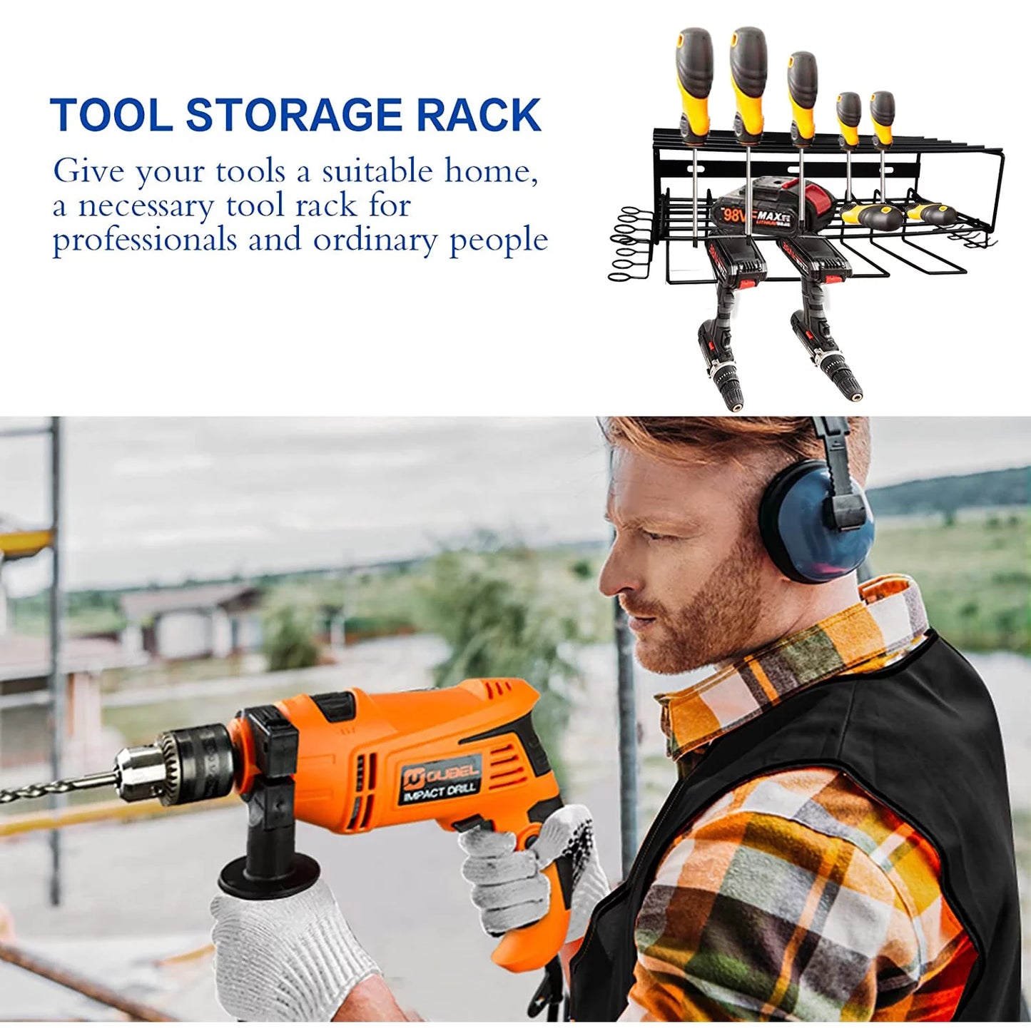 PeerBasics Metal Drill Holder Rack