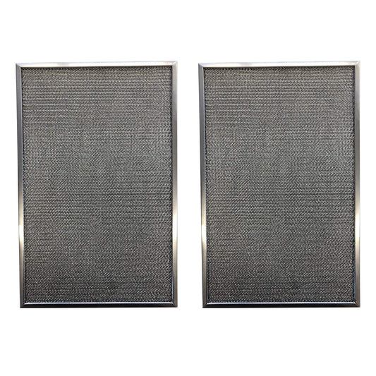 Filter Everything Replacement Filters Compatible With Honeywell Air Cleaner F300E1019 Compatible Aluminum Pre/Post Filter - 12-3/8 x 15-7/8 x 3/8 (2-Pack)
