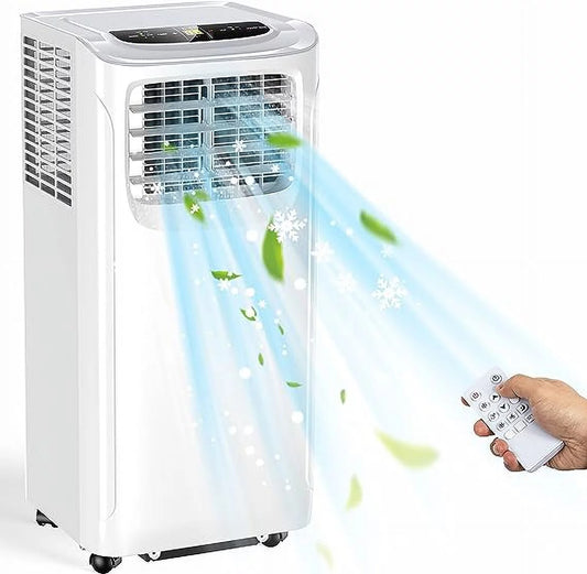 Open Box Doko World Portable Air Conditioners 8500 BTU 350 Sq.Ft NO WINDOW KIT - White