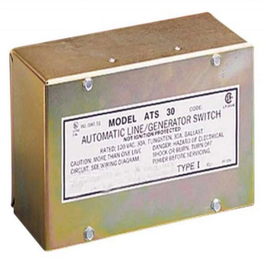 Parallax Power Supply (ATS301) 30 Amp 120V Generator Switch