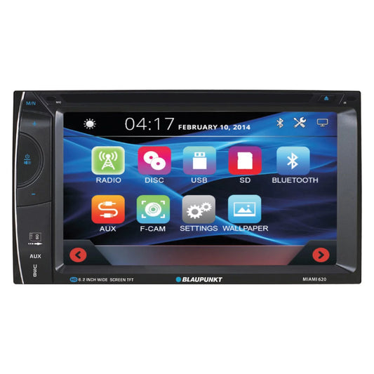 Blaupunkt MIAMI62 MIAMI 620 6.2-In. Double-DIN DVD Receiver with Bluetooth