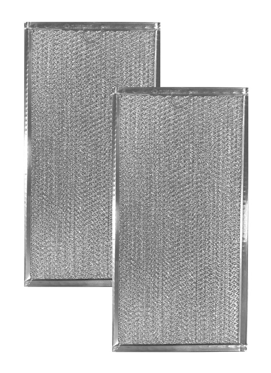 2-Pack Air Filter Factory 7-1/2 x 15 x 3/32 Range Hood Aluminum Grease Filters
