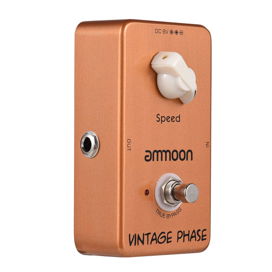 ammoon AP 03 Vintage Phase Phaser Guitar Effect Pedal True Bypass, by Dcenta