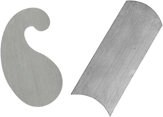Wood Cabinet Scraper Concave Convex Hollow & Goose Neck Scrapers (Pack Of 1)