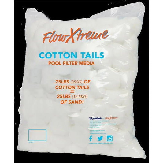 Flowxtreme  0.75 lbs Cotton Tails Filter Media, Multicolored