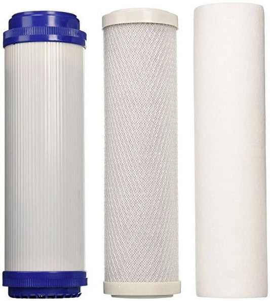 3 PCS REVERSE OSMOSIS (RO) WATER FILTER SET- SEDIMENT,GAC,CARBON BLOCK -10 x 2.5