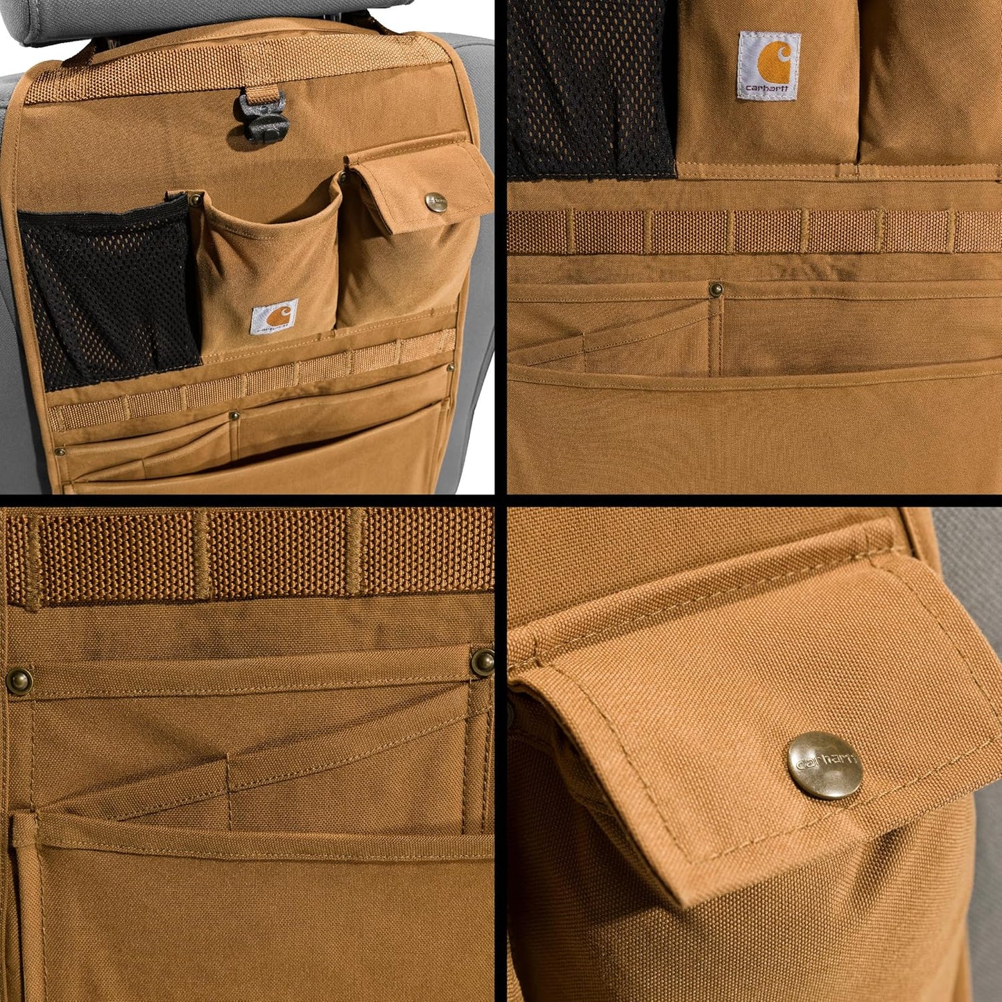 Carhartt Gear C0001437 Universal Seat Back Organizer - One Size Brown