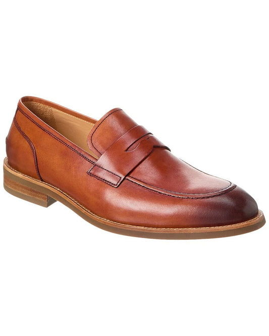 Warfield & Grand Bowen Leather Loafer, 10, Tan