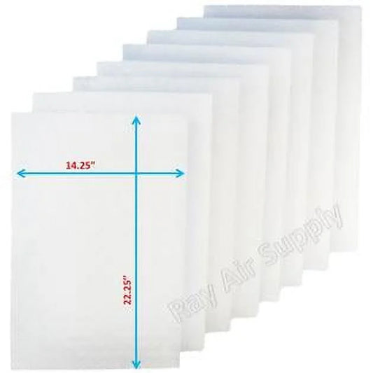 RayAir Supply 16x25 Respicaire CG MicroClean 95 Air Cleaner Replacement Filter Pads 16x25 Refills (4 Pack)