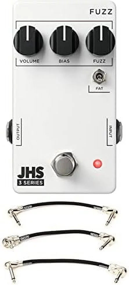 JHS 3 Series Fuzz Pedal With 3 Patch Cables