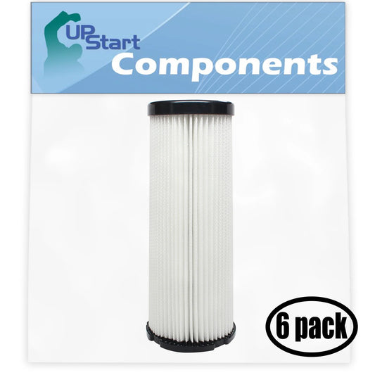 6-Pack Replacement for Dirt Devil Featherlite Bagless Upright UD40130 Vacuum HEPA Filter - Compatible with Dirt Devil 3JC0280000, F1 HEPA Filter
