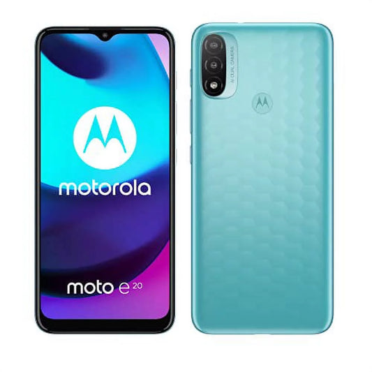 Motorola Moto e20 32GB/2GB 6.5 International Unlocked Smartphone - Coastal Blue
