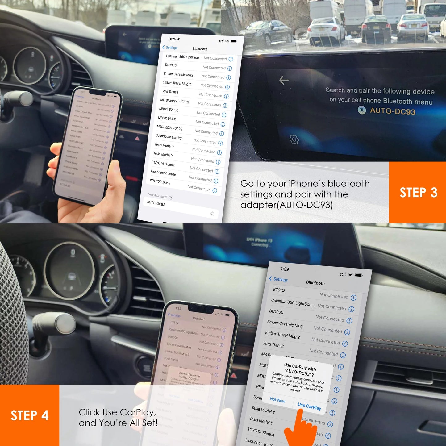 Rexing CPW-1 Wireless CarPlay Adapter