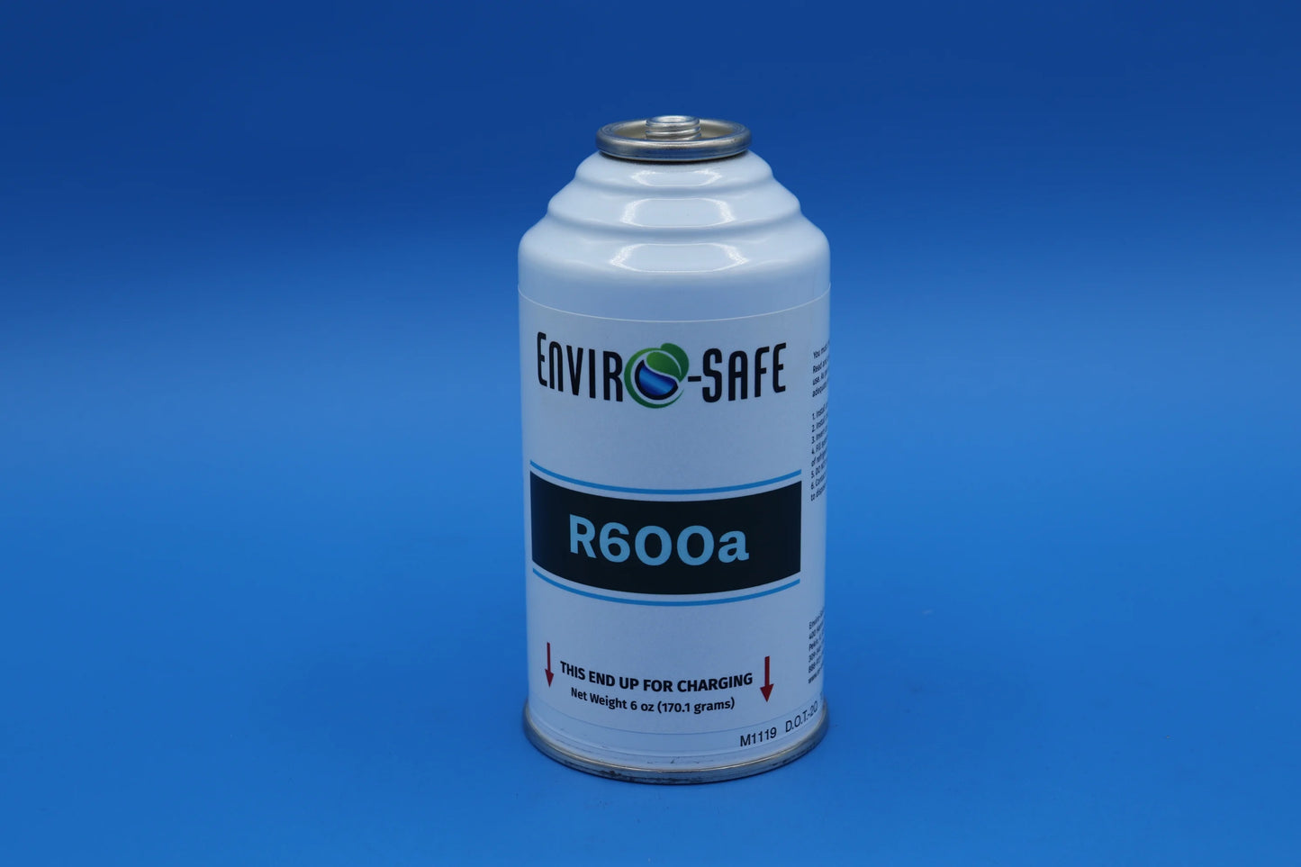 Envirosafe R-600a refrigerant with charging hose, R600, R600a