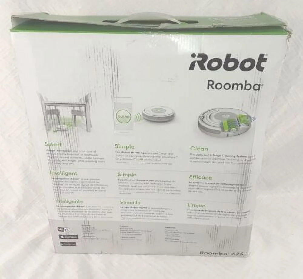 iRobot Roomba 675 Wi-Fi Connected Robot Vacuum