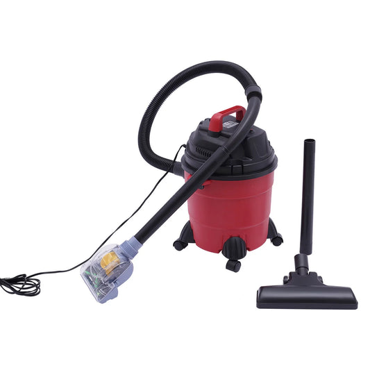 4 Gallon 3 in 1  1000w Wet Dry Vacuum Multi-Functional Shop Vacuum Portable Wet Dry Vac Commercial Vacuum Floor Cleaner with Blower for Car Home Carpet Basement Workshop Red & Black