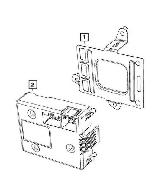 New Genuine Mopar Module Trailer Tow OE 68413389AC