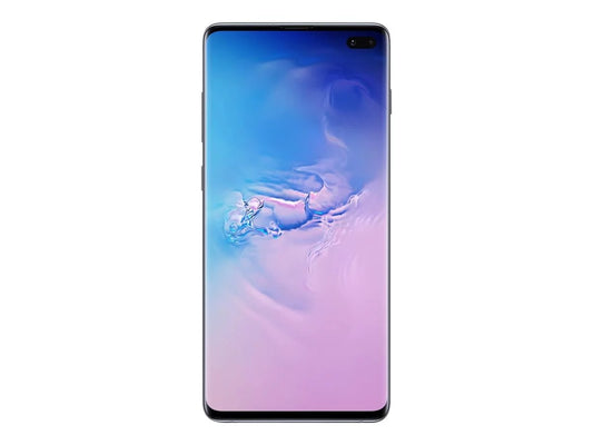 Samsung Galaxy S10+ (Unlocked) - 4G smartphone - RAM 8 GB / Internal Memory 128 GB - microSD slot - OLED display - 6.4 - 3040 x 1440 pixels - 3x rear cameras 12 MP, 16 MP, 12 MP - 2x front cameras 10 MP, 8 MP - unlocked - prism blue