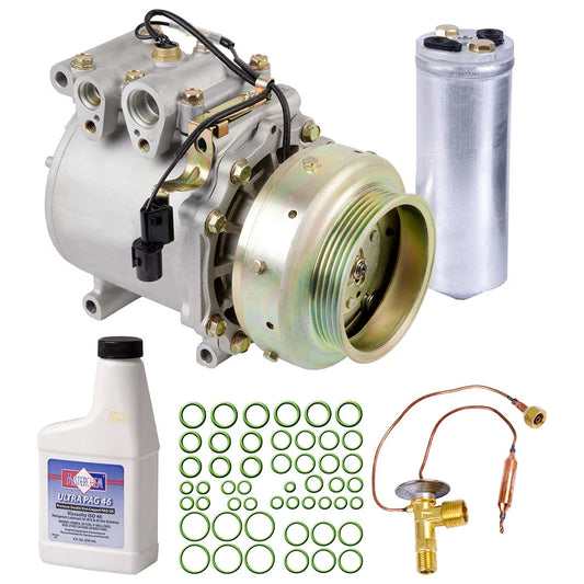 For Mitsubishi Mirage 1.8L 1994-1996 AC Compressor w/ A/C Repair Kit - Buyautoparts
