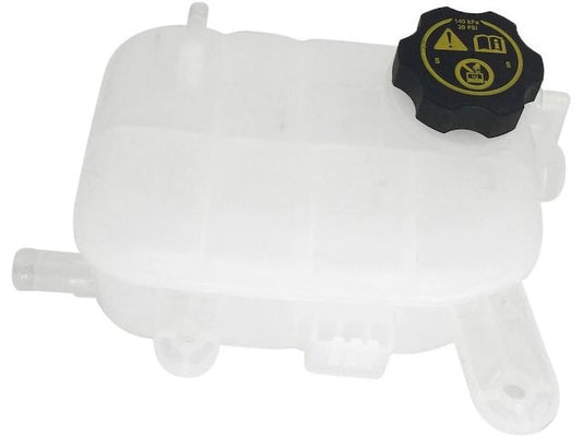 Radiator Coolant Expansion Overflow Tank with Cap - Compatible with 2013 - 2019 Buick Encore 1.4L 4-Cylinder 2014 2015 2016 2017 2018