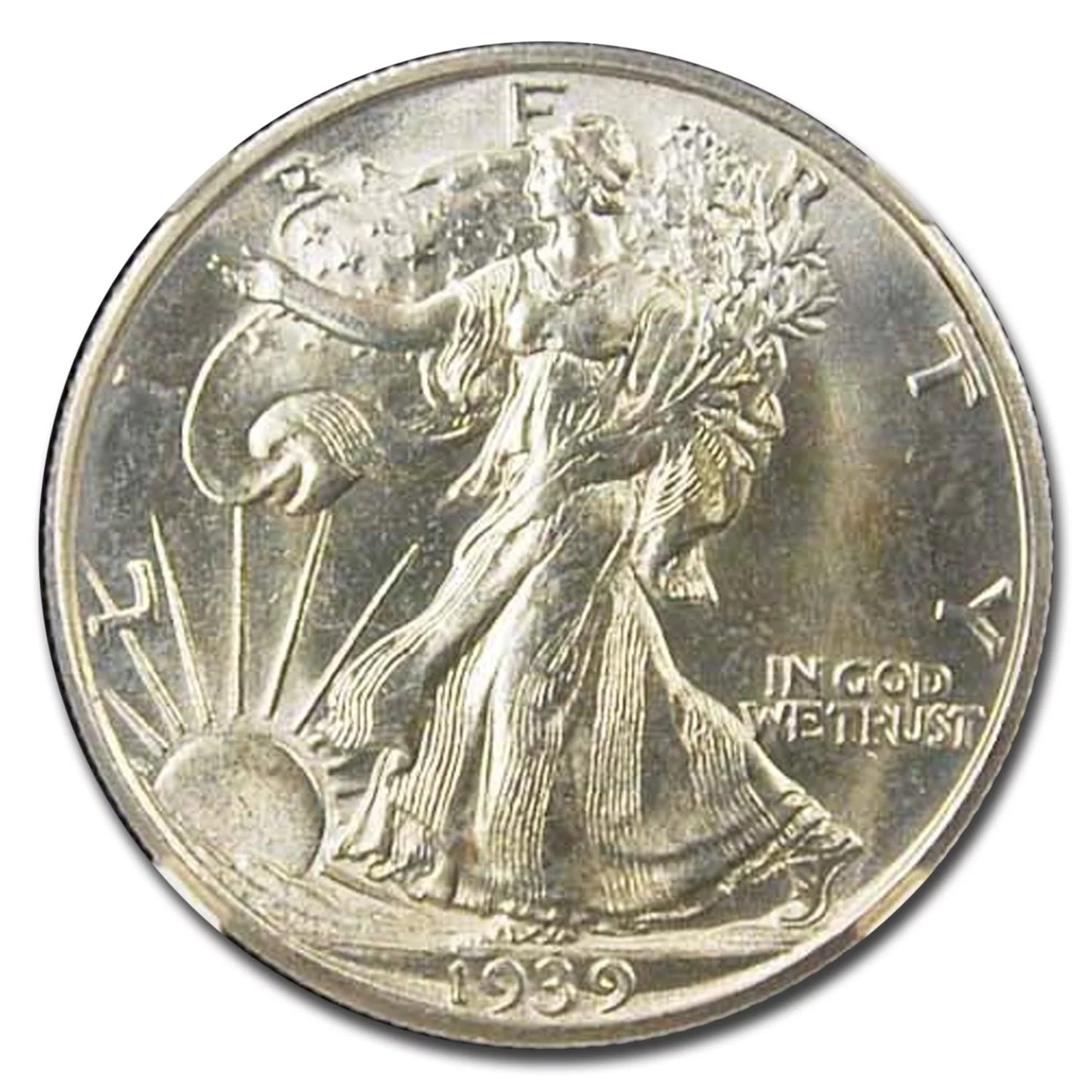 1939-D Walking Liberty Half Dollar MS-66 NGC