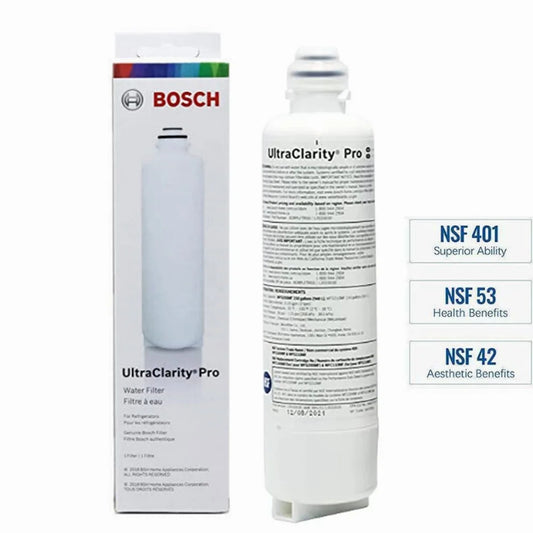 1 Pack Bosch UltraClarityPro Water Filter BORPLFTR50, BORPLFTR55, RA450022, REPLFLTR55