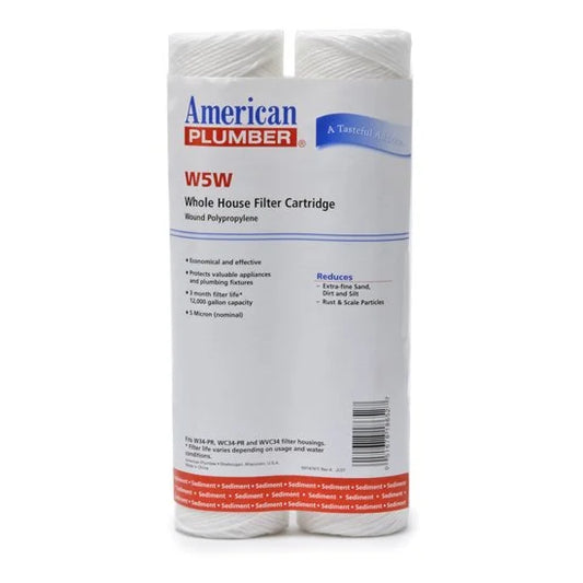 Package Of 2 American Plumber W5W String Wound Water Filters