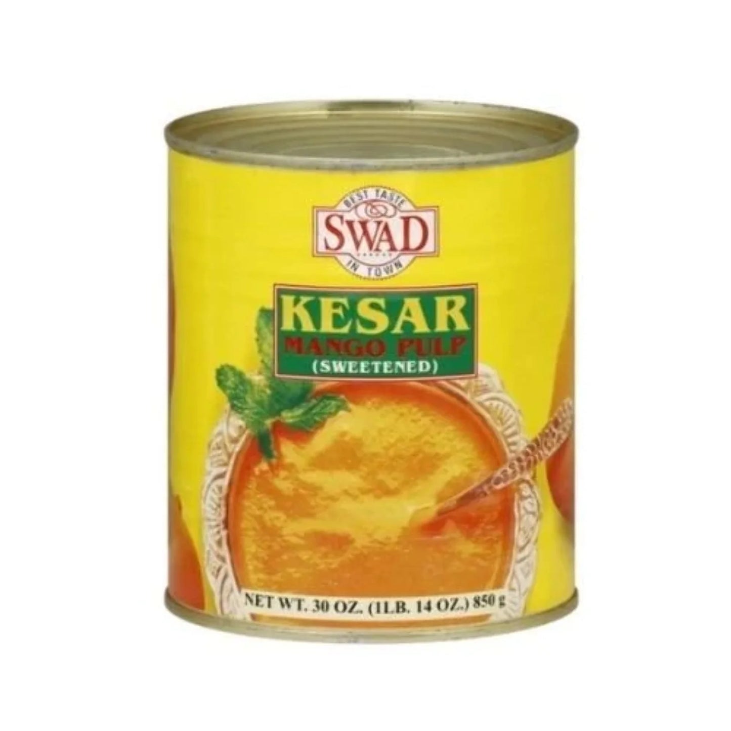 swad kesar mango pulp, 30-ounce (pack of 6)