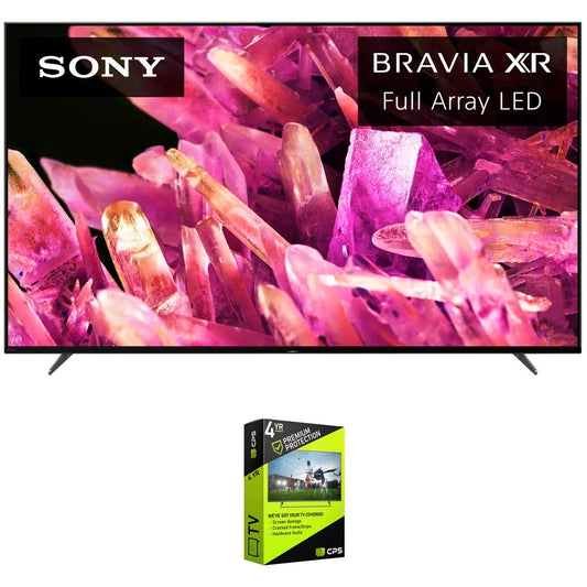 Sony XR75X90K Bravia XR 75 X90K 4K HDR Full Array LED Smart TV (2022 Model) Bundle with Premium 4 Year Extended Warranty