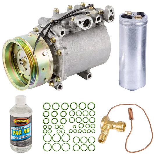 For Mitsubishi Eclipse 2.4L 1996 AC Compressor w/ A/C Repair Kit - Buyautoparts