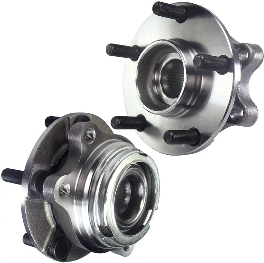 JADODE 513294 Front Wheel Hub Bearing Assembly Replacement for Nissan Altima 2.5L Hub Assembly 5 Lugs 2pc Fits select: 2008-2009 NISSAN ALTIMA 2.5S, 2010-2011 NISSAN ALTIMA BASE/S