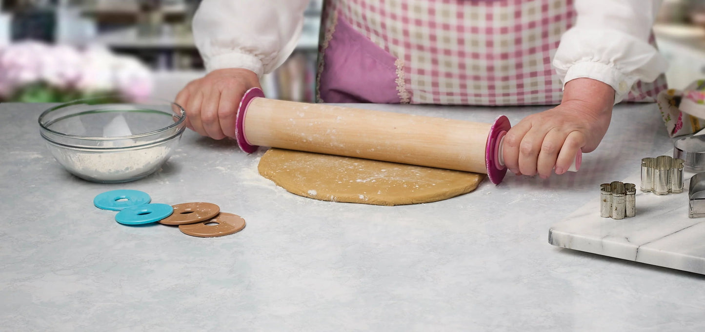 Bake-alicious Adjustable Rolling Pin