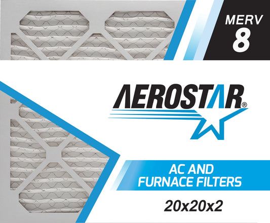Merv 8 AC and Furnace Air Filter by Aerostar