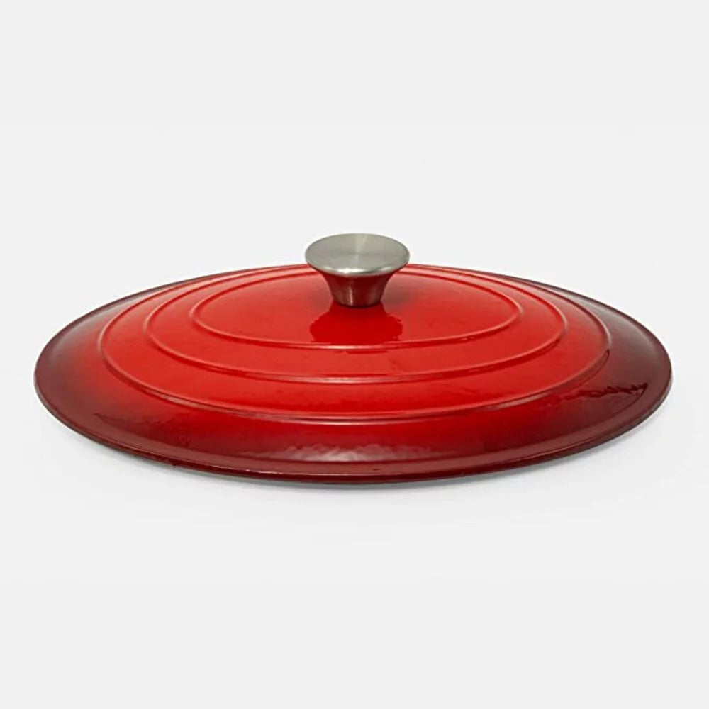 CookPro 6 Qt. Oval Casserole Pan w/Red Coating