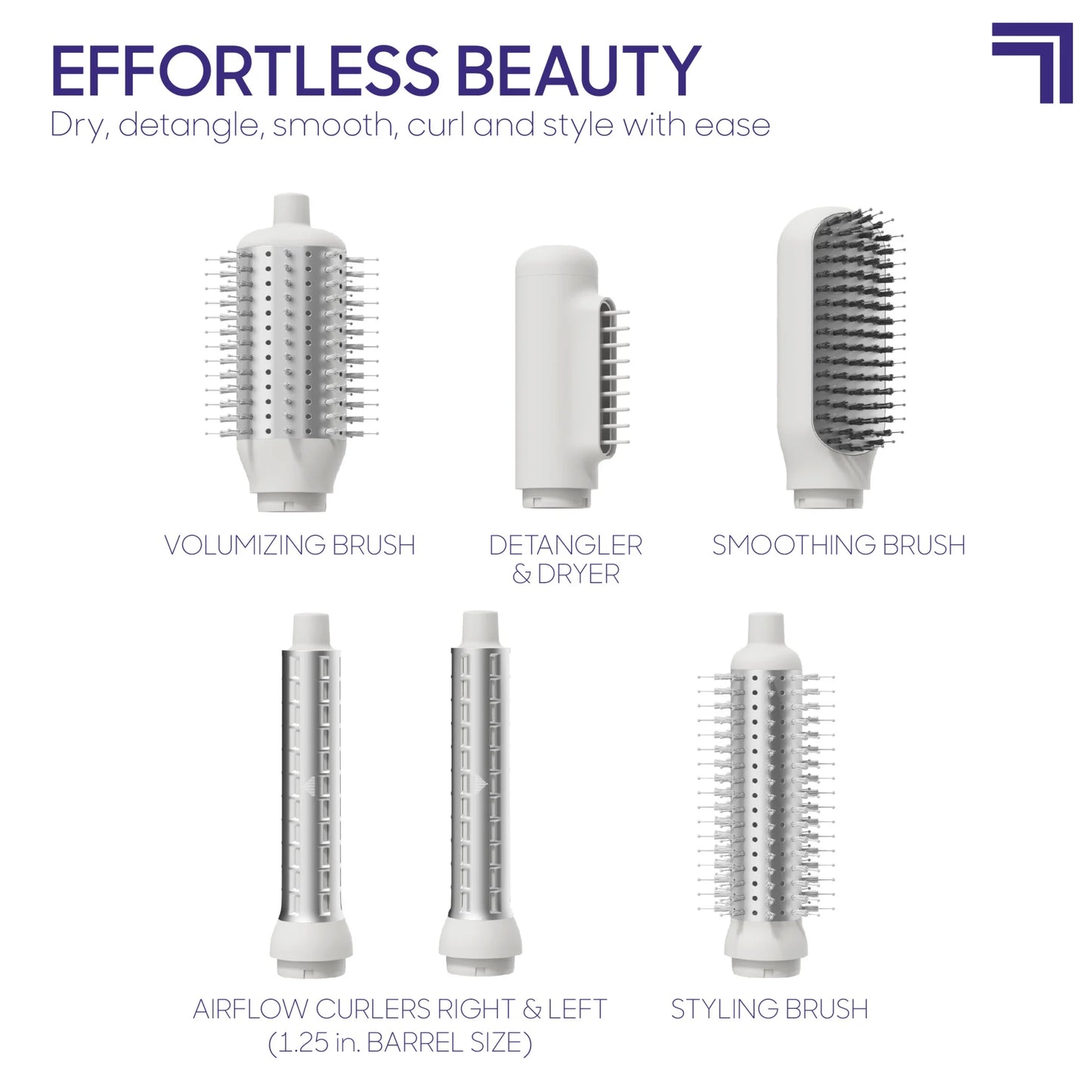 Sharper Image Revel Hair Multi-Styler 6-in-1