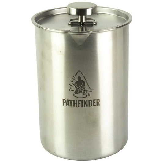 Pathfinder French Press Kit 48oz French Press Kit PFFP-102 Stainless Steel