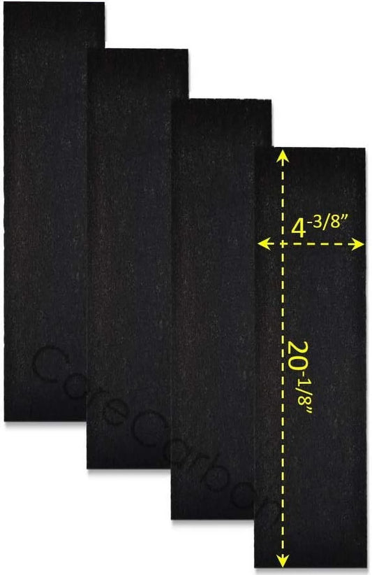 CoreCarbon 4-Pack Carbon Pre-Filter Designed to Fit Honeywell True HEPA Air Purifier Models HPA-150, HPA160, HPA161-TGT, HPA-245, HPA-249, HPA-248-TGT